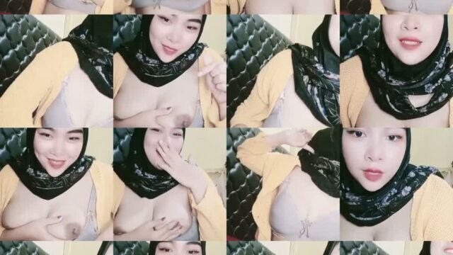 Tante jeni hijab hitam vcs blunder